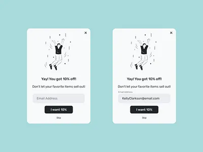 Daily UI - Day 16: Pop Up daily ui pop up ui ui challenge
