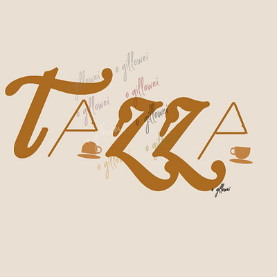 A COFFEE SHOP LOGO DESIGN design graphic design illustration logo typography