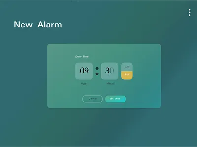 Alarm DJ Website - Redesign Concept 2 alarm branding challenge clock concept design green illustration interface internet marketing online orange redesign ui uiux website