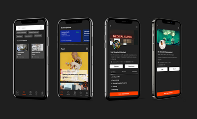 Telemedicine design concept branding design mobile ui