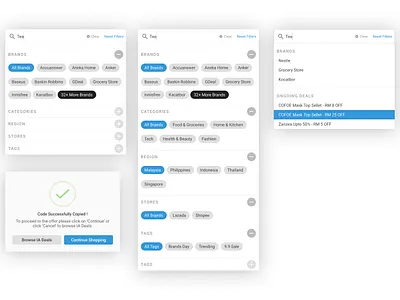 Mobile Search & Filter