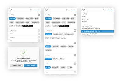 Mobile Search & Filter