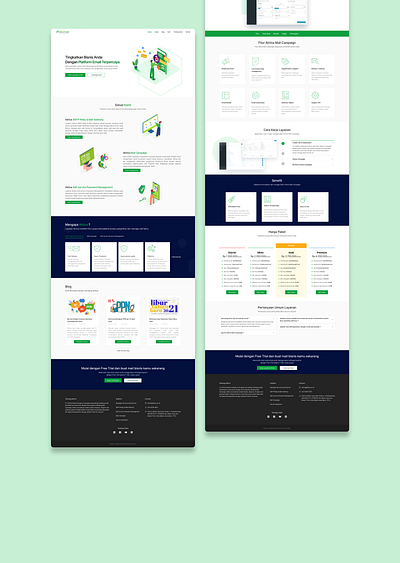 Aktiva Website #porfolio #ptaktivakreasiinvestama 3d animation app branding clean design flat graphic design illustration landing page logo motion graphics ui web web design