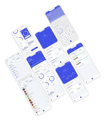 (Design Sprint) Health Monitor app design illustration minimal ux website