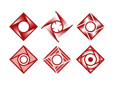 Square-Logo design icon logo ui