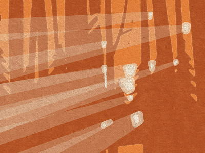 Hardcore 24 Poster Detail forest illustration mountain mountain bike orange pines poster sun sunburn sunflare sunglare sunlight sunrise sunset trees