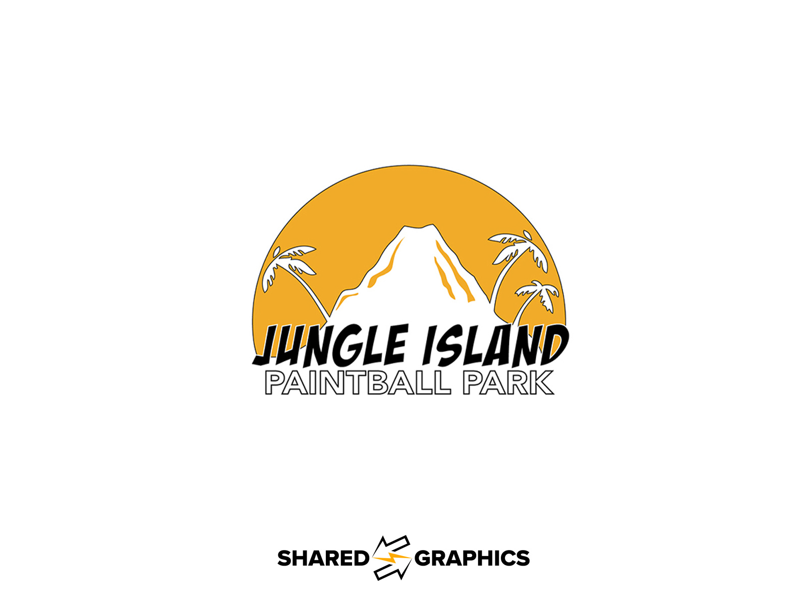Example of Logo Design - Jungle Island Paintball Park
