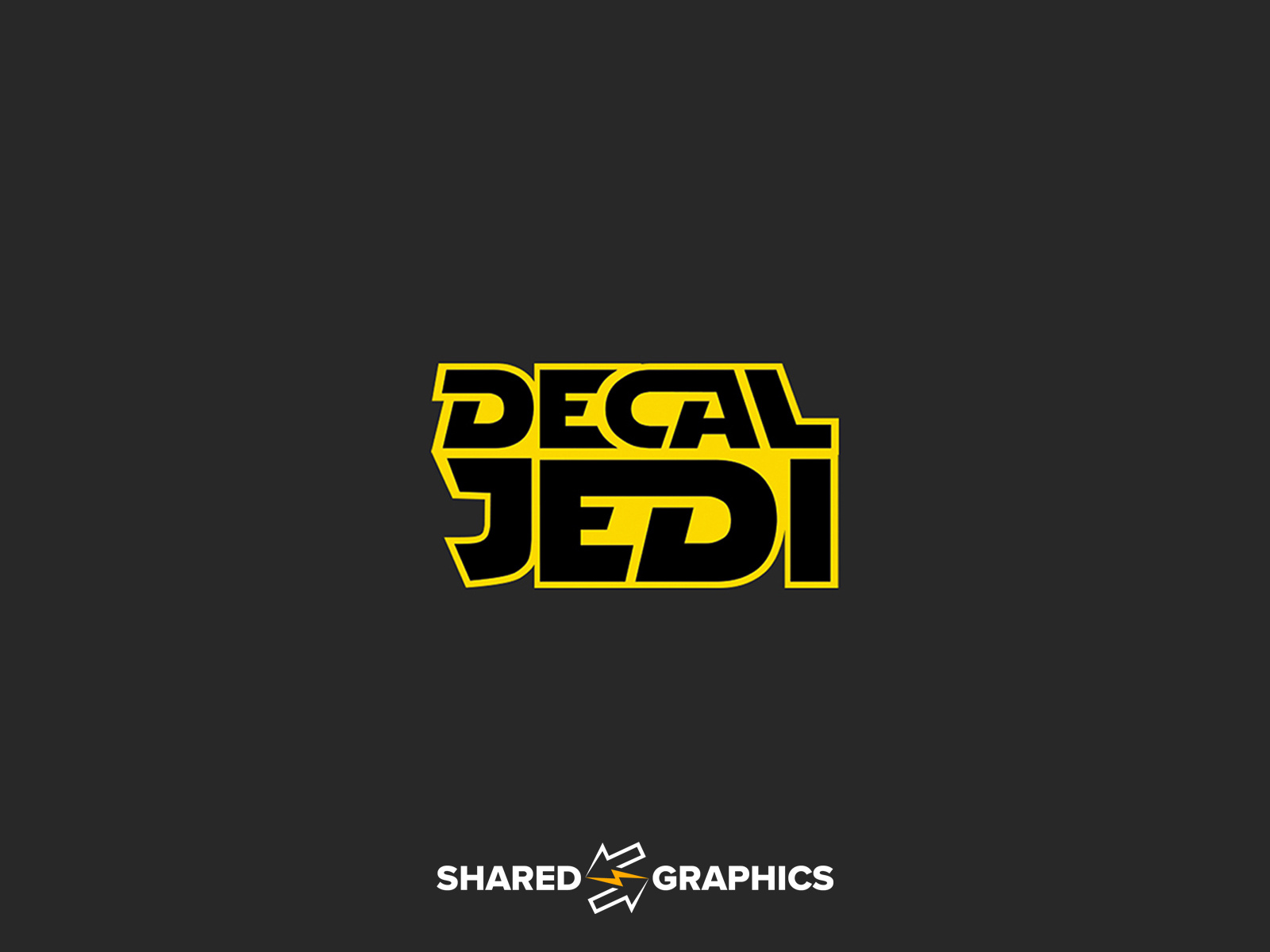 Example of Logo Design for DecalJedi.com