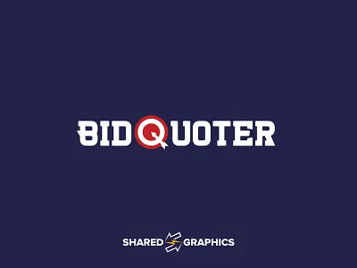 Logo Design for BidQuoter.com brand branding design graphic design logo logo design logomark vector