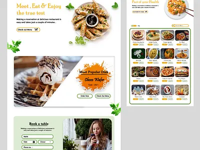 Classic Chao - A food ordering website branding design dribbble figma illustration logo ui uidesign uitrends webdesign