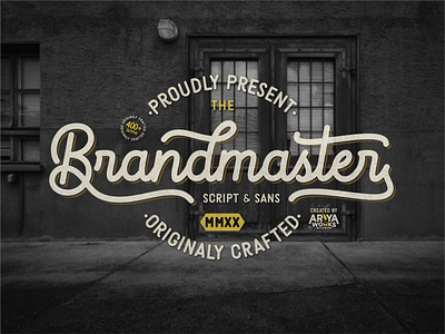 Brandmaster | Duo Font calligraphy font duo font elegant font font font combination font design fontype sans serif script font