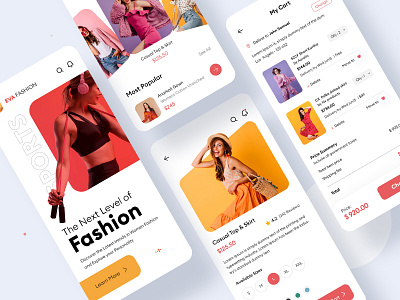 E Commerce Mobile App app design e commerce e commerce mobile app fashion app interactive design mobile app online app online purchase app online shopping shopping app ui design