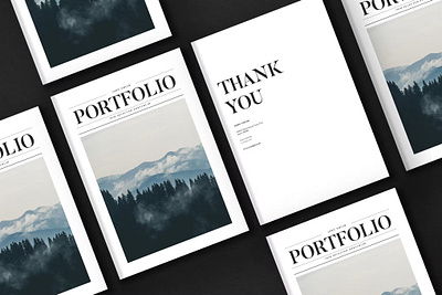 Newspaper Portfolio Brochure branding brochure catalog clean design editorial graphic design illustration indesign lookbook magazine motion graphics newspaper personal portfolio portfolio brochure print printable template ui