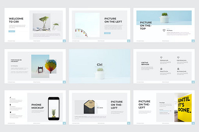 Ciri Powerpoint Template abstract branding chart ciri powerpoint clean concept creative creative slide design editable chart flat graphic design illustration master master slide motion graphics powerpoint powerpoint template ui vector