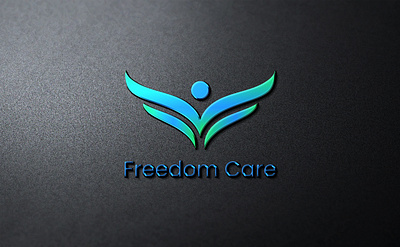 Logo-Design-Care-Freedom-Wing-Bird-Life-Service-Corporate-Agent branding business care company corporate design financial freedom golden graphic design illustration life logo logo design service society symbol unique vector wing