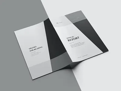 FREE Creative Annual Report book business company company profile corporate creative design facing facing pages marketing minimalist pages print print design print template profile project pubric pubric print strategy