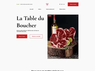 Restaurant Landing Page Design landingpage restaurant ui ui design uide web design