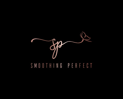 Letter-Logo-Design-Signature-Sing-Rose-Typography-Butterfly-Gold beauty branding business butterfly design golden graphic design illustration letter logo logo design perfect rose signature sing sp spa text typography vector