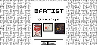 Qartist - Art + QR-Codes art design github html logo qr qr code static website wed design