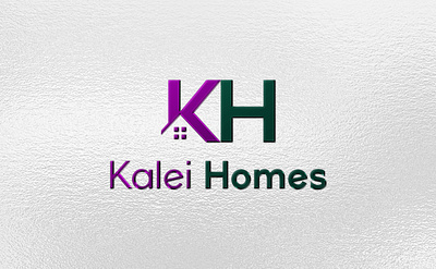 Logo-Design-KH-House-Home-Color-Service-Delivary-Typography branding business color company delivary design garden graphic design home house illustration kh letter logo logo design malticolor service typography unique vector