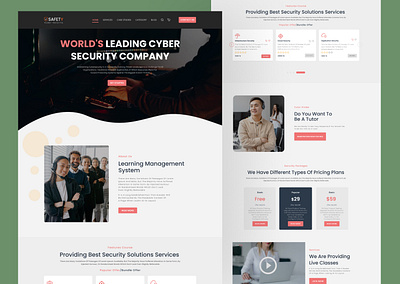 cyber security company landing page company cyberattack cybersecurity cybersecurity landingpage data security hiring internet security kit landingpage privacy saas landingpage secure security security patch social media security uiux design vpn webdesign website website landingpage design