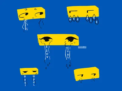 Bravery is Ukraine art characters design digital illustration ukraine