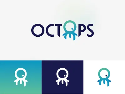 Octops 🐙 • By VGD Technologies brand brand identity branding corporate logo graphic design illustration logo octops octopus octopus brand octopus icon octopus logo software development company