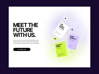 VPN Service | About about page colours design fintech minimalism typography ui ux web design website