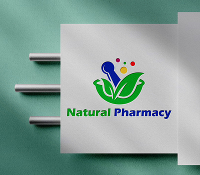 Creative Natural Pharmacy ⚕ Logo Design . branding graphic design logo logo design motion graphics