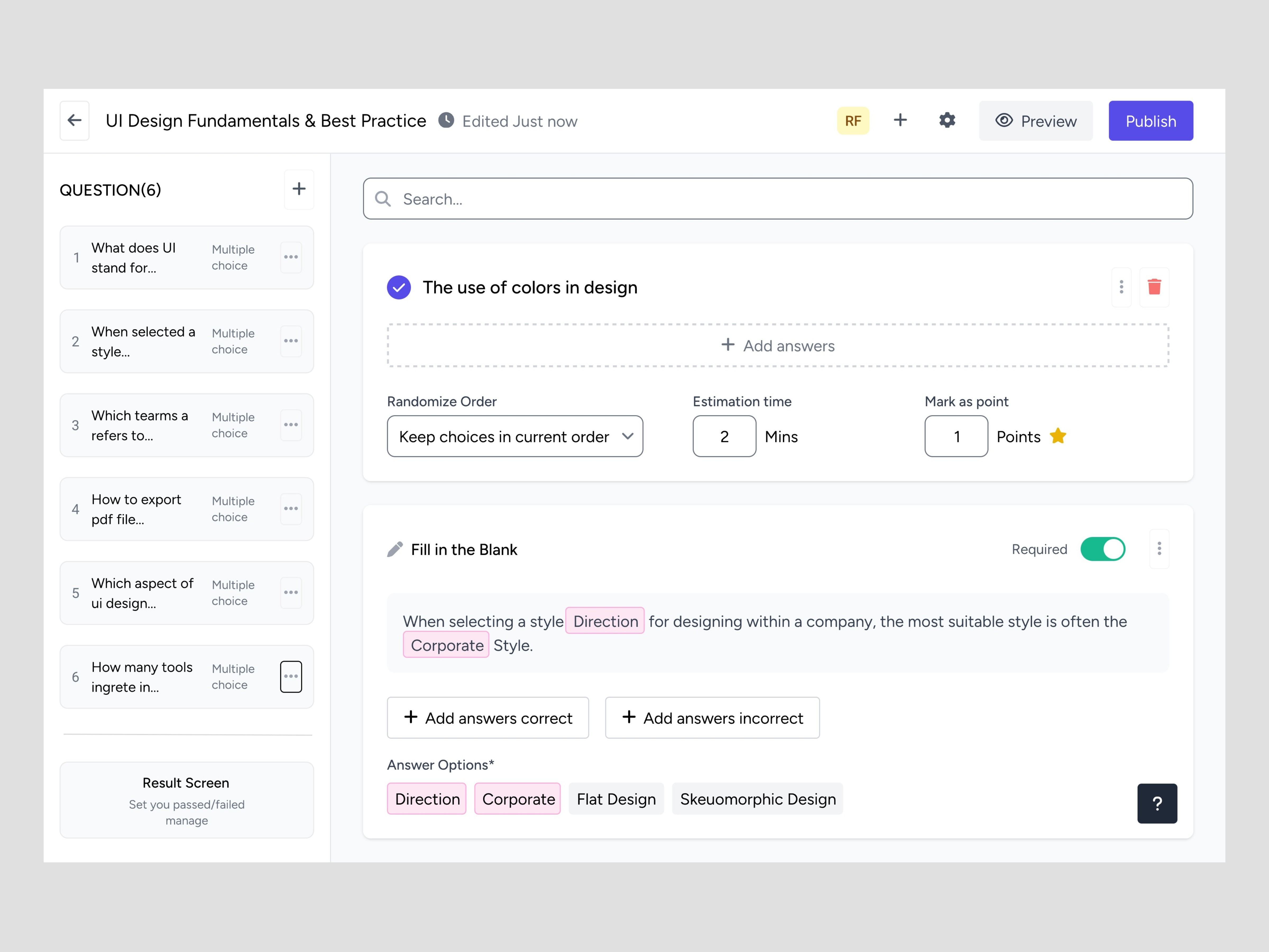 Example of Complete Web Application Design