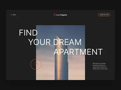 Bayt Property - Real Estate Website agency apartment architecture building home home page house landing page luxury property real estate real estate agency ui ui design ux web web design website