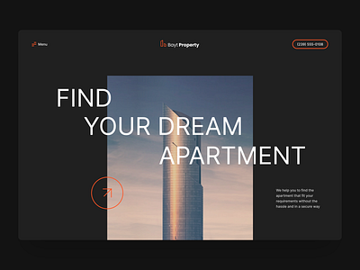 Bayt Property - Real Estate Website agency apartment architecture building home home page house landing page luxury property real estate real estate agency ui ui design ux web web design website