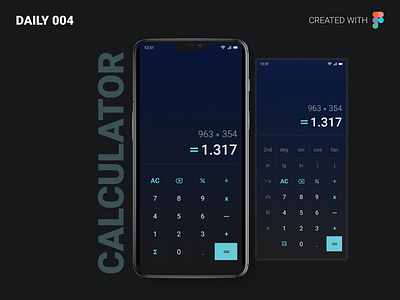 CALCULATOR DAILY UI app design graphic design ui ux