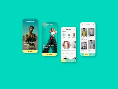 Online shopping Application branding e commerce app logo online shopping shopping ui