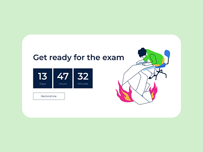 Daily UI #014 Countdown Timer dailyui dailyui009 uidesign