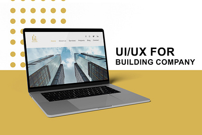 UI/UX For BUILDING COMPANY digital graphic design ui uiux webdesign