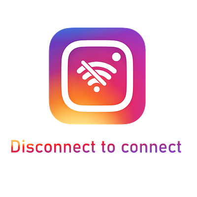 Instagram Disconnect Logo