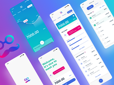 Mr Wallet · Mobile app app colors design design system graphic design mobile now83 ui ux vector