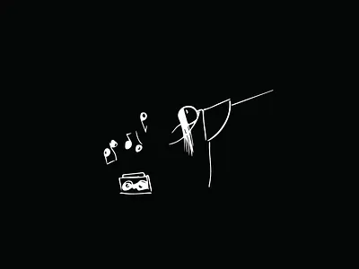 Creative Girls With Music branding creative design desing girls graphic design illustration logo minimal music typography ui vector