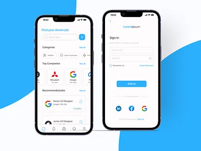 Daily UI - Job Platform design figma graphic design ui ux