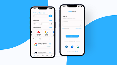 Daily UI - Job Platform design figma graphic design ui ux