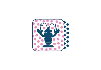 Lobster Dinner Logo business logo fastfood lobster logo design marine mascot logo restaurant sea seafood vector