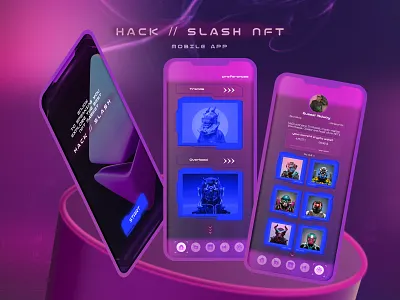 NFT mobile app figma graphic design illustrator metaverse nft photoshop ui