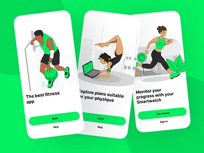 FITBUD- onboarding dashboard design fitness fitness app fitness app illustration fitness app onboarding fitness illustration illustration product design ui ux web application