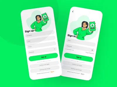 FITBUD- Sign up & Sign in design fitness illustration fitness sign up fitness sign up screen illustration product design ui uiux ux web application