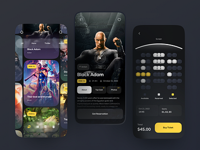 IMDb Movie/TV Page Redesign by Mads Egmose on Dribbble