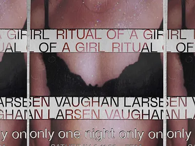 PREVIEW - Ritual of a Girl, Vaughan Larsen branding design poster