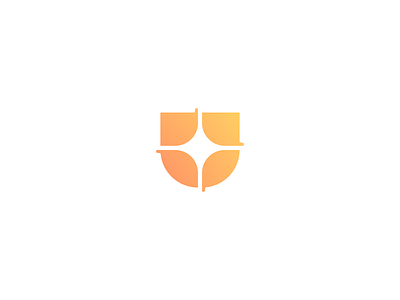 Uniqtrip (guiding star + U) branding design letter u logo logotype sign star