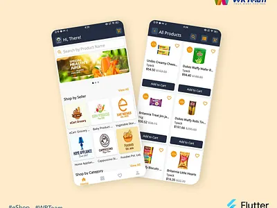 eCart Multivendor eCommerce App android app appdesign appui codecanyon dailychallange design ecommerce ecommerceapp homescreen product ui uiscreen