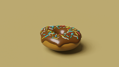 Donut 3D 3d blender design graphic design